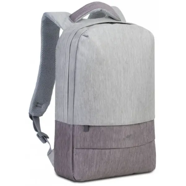 Sac à dos antivol pour pc portable 15.6" RivaCase 7562 / Gris et Moka