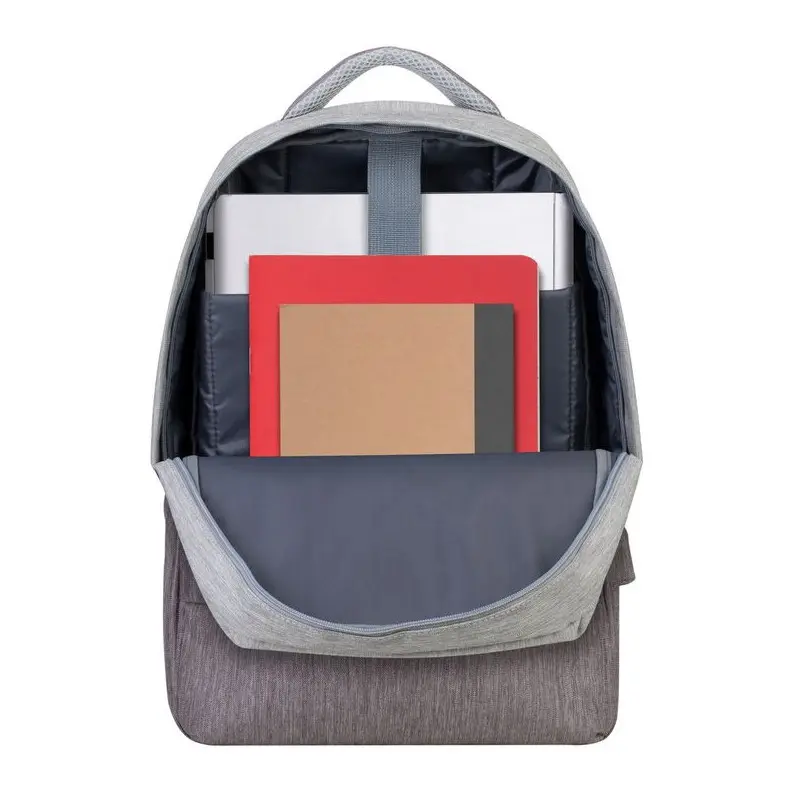 Sac à dos antivol pour pc portable 15.6&Prime; RivaCase 7562 / Gris et Moka
