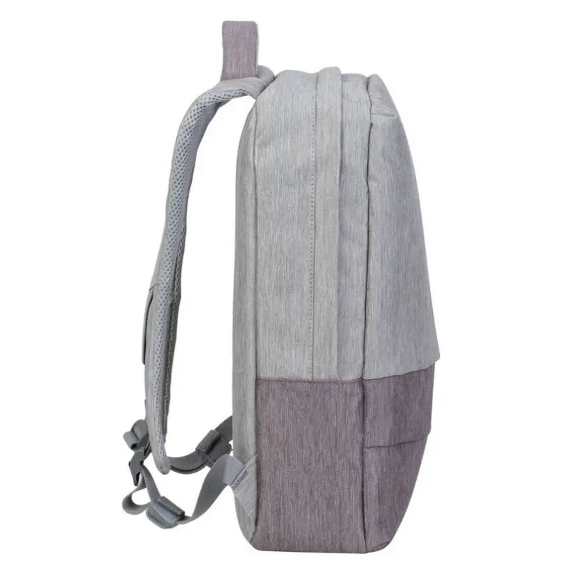 Sac à dos antivol pour pc portable 15.6&Prime; RivaCase 7562 / Gris et Moka