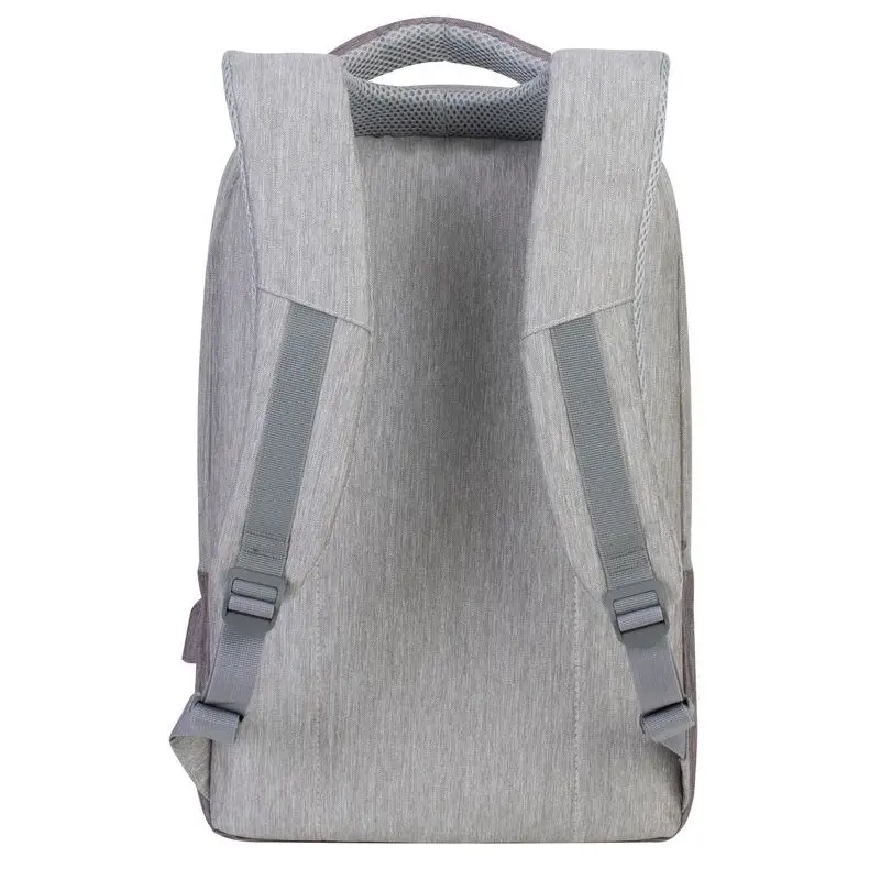 Sac à dos antivol pour pc portable 15.6&Prime; RivaCase 7562 / Gris et Moka