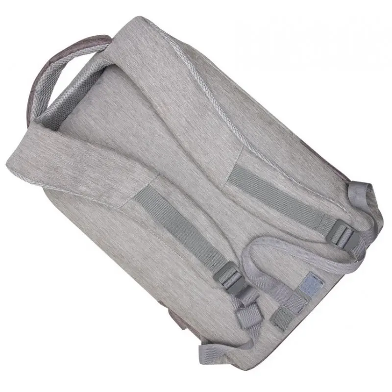 Sac à dos antivol pour pc portable 15.6&Prime; RivaCase 7562 / Gris et Moka