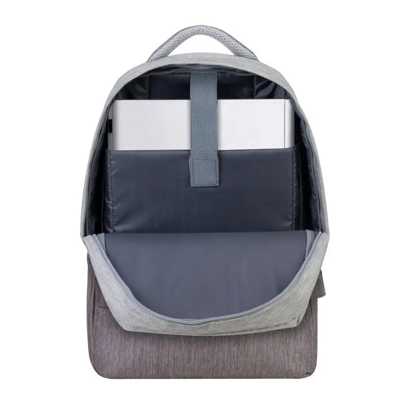 Sac à dos antivol pour pc portable 15.6&Prime; RivaCase 7562 / Gris et Moka