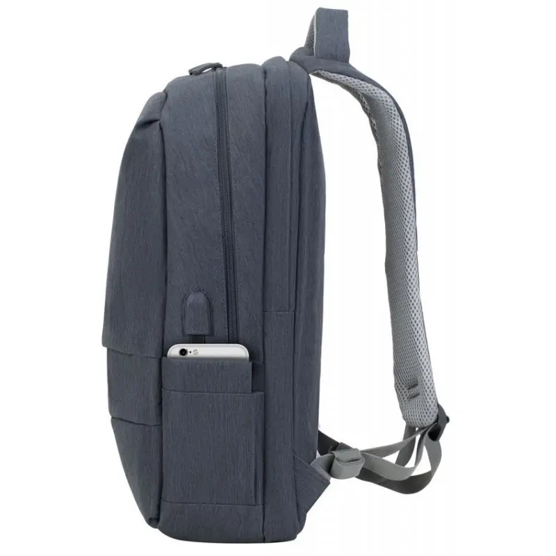 Sac à dos antivol pour pc portable 17.3&Prime; RivaCase 7567 / Gris