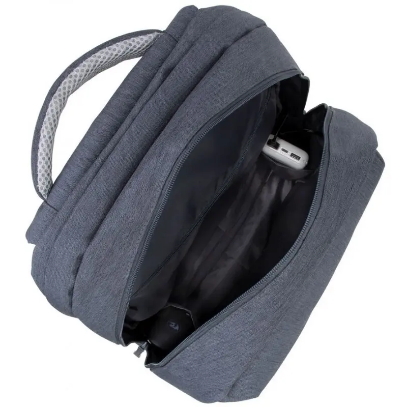Sac à dos antivol pour pc portable 17.3&Prime; RivaCase 7567 / Gris