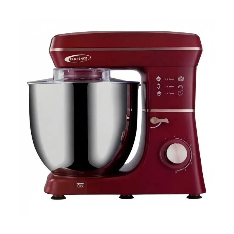 Robot Pétrin FLORENCE / 2200W / Rouge / SM-9213