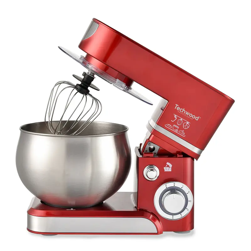 Robot Pétrin TECHWOOD TRO-1065 / 1000W / 5L / Rouge