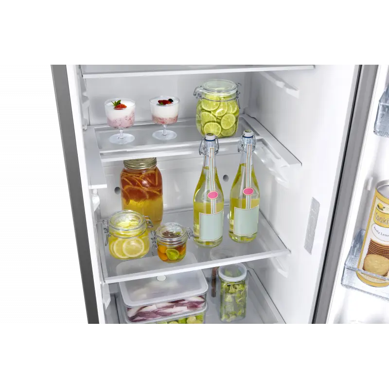 Réfrigérateur Samsung No Frost INVERTER Une Porte 384 Litres / SILVER / avec Distributeur d’eau et Afficheur