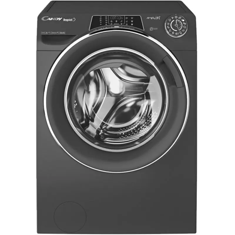 Lavante Sechante CANDY INVERTER RAPIDO PRO 12KG / 8KG SILVER / RWD4128RC