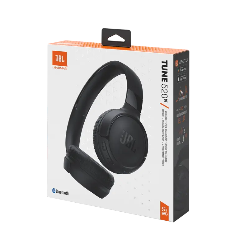 Casque Sans Fil Bluetooth JBL Tune 520BT / Noir
