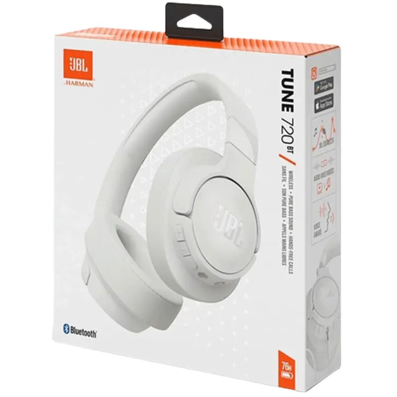 Casque sans fil Bluetooth JBL Tune 720BT / Blanc