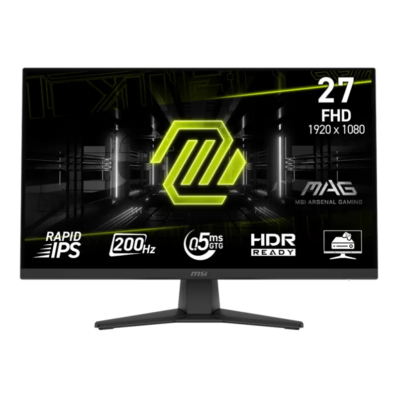 Écran Gaming MSI MAG 272F 27&Prime; Full HD IPS / 200 Hz / 0.5 ms / Noir