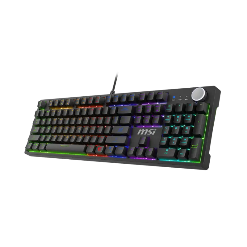 Clavier Gaming Filaire MSI FORGE GK320 / Mécanique / Red switches / Noir