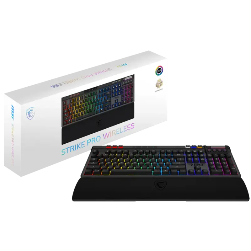 Clavier mécanique MSI STRIKE PRO W SILENT FR