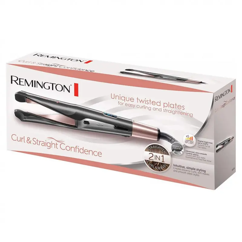 Lisseur Boucleur CURL & STRAIGHT CONFIDENCE Remington S6606
