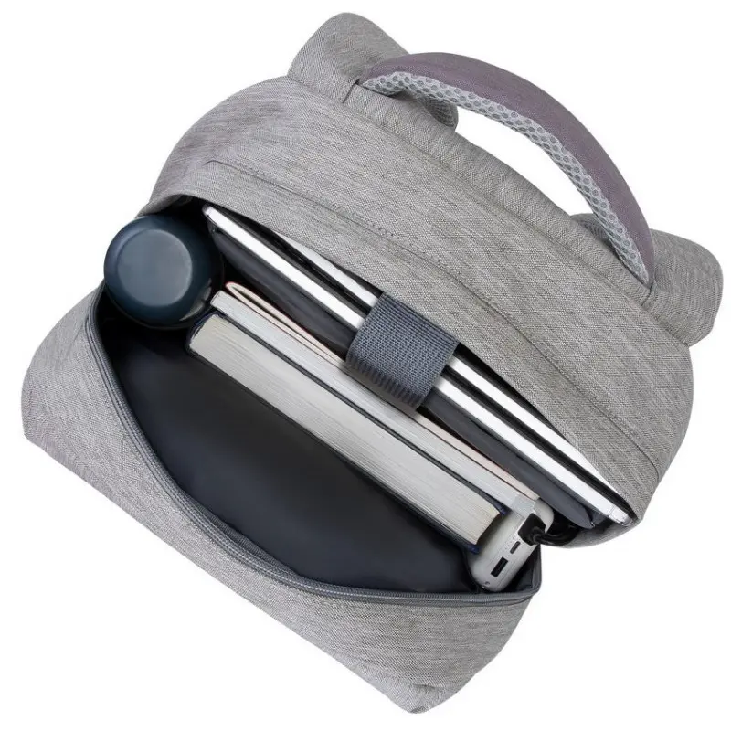 Sac à dos antivol pour pc portable 15.6&Prime; RivaCase 7562 / Gris et Moka