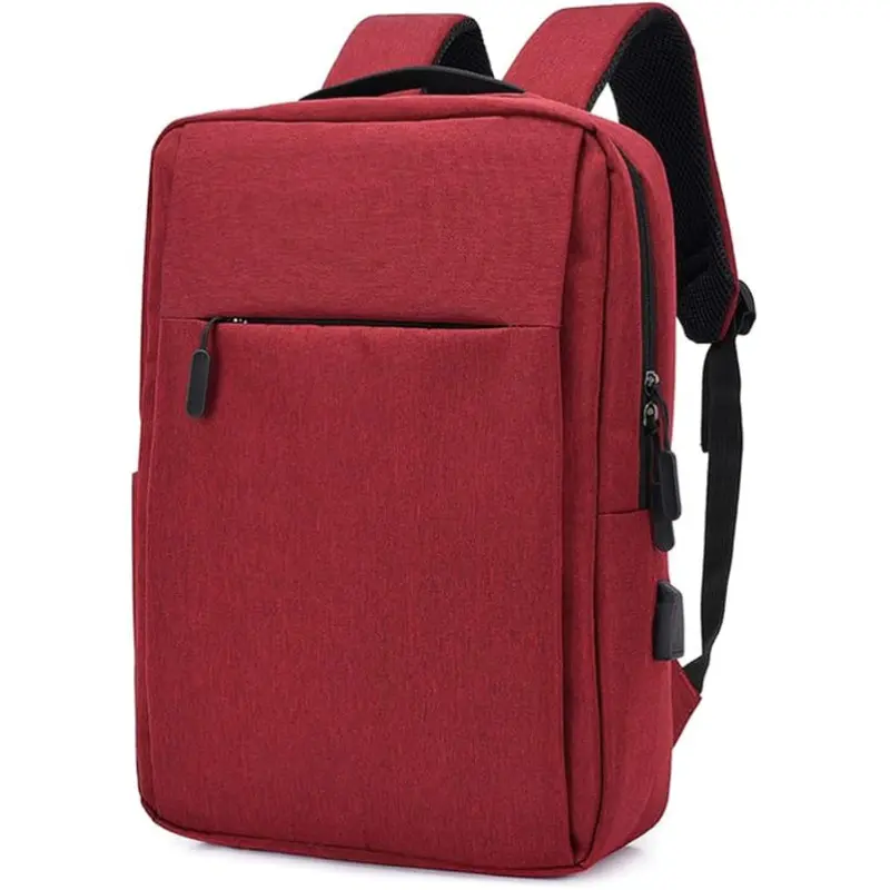 Sac à Dos Pour Pc Portable 15.6&Prime; BAG 028 / Rouge + PORT USB