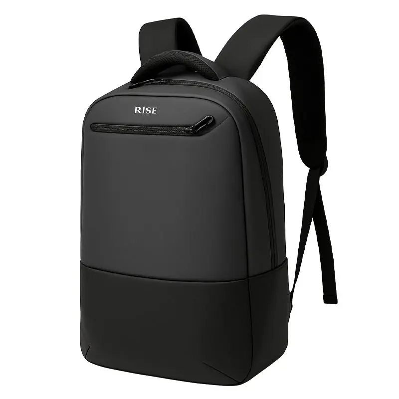 SAC A DOS RISE 16.1 » AVEC PORT USB INTEGRE( USB A + TYPE C) / IMPERMEABLE / Noir et Gris