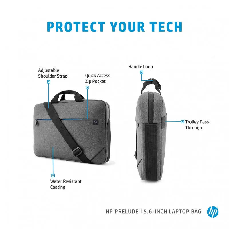 Sacoche pour ordinateur portable HP Prelude 15,6&Prime; / Gris