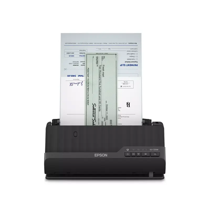 Scanner Wi-Fi compact Epson ES-C320W / Noir