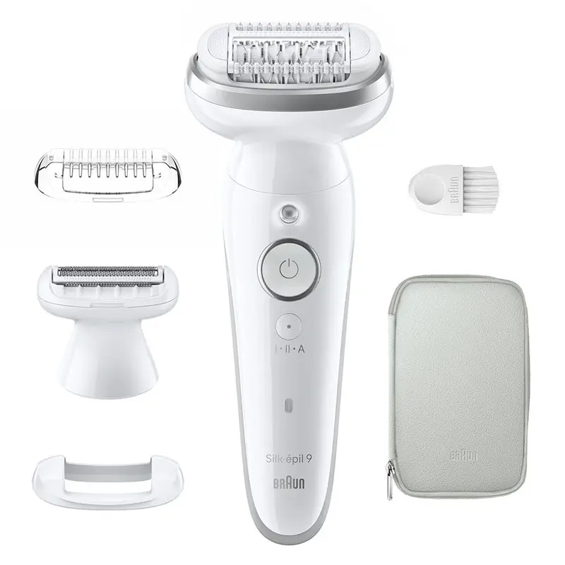 Epilateur BRAUN Silk épil 9 Silver smart touch WET & DRY avec 2 ACC