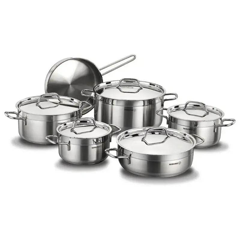 Set KORKMAZ 11 Pièces ALFA / INOX / A1610