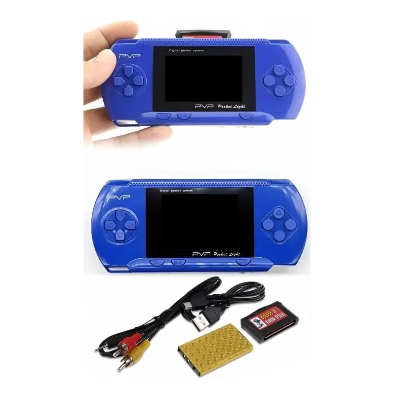 Console de jeu portable avec 2x cassettes