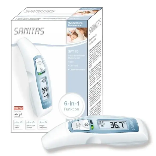 Thermomètre Corporel Multifonction Sanitas SFT 65