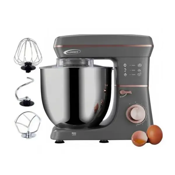 Robot Pétrin FLORENCE / 2200W / Gris / SM-9213