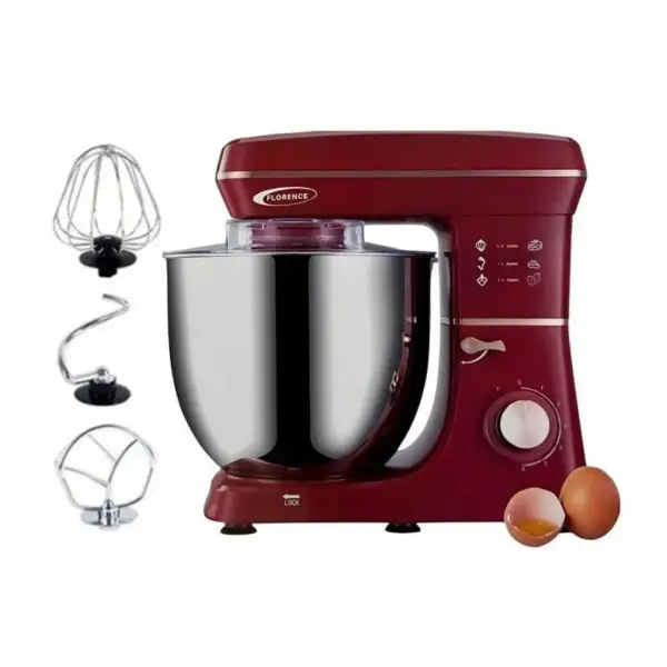 Robot Pétrin FLORENCE / 2200W / Rouge / SM-9213