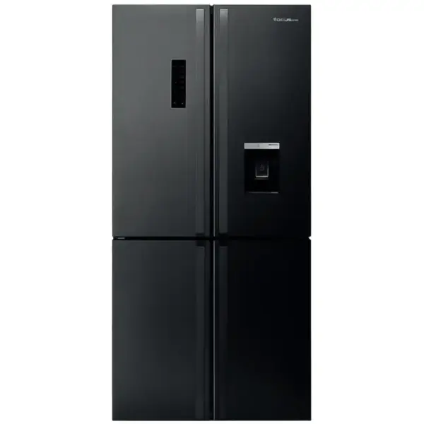 Réfrigérateur FOCUS No Frost Combiné Side by Side / 4 Portes / 459 Litres / Dark Inox