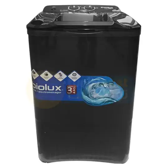 MACHINE À LAVER BIOLUX SEMI AUTOMATIQUE 8KG / Noir / ST81S
