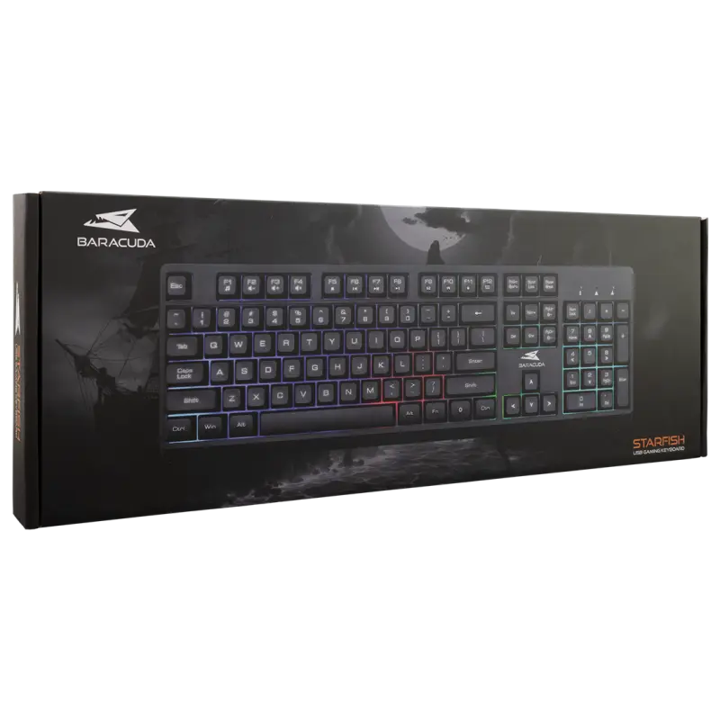 Clavier Gaming Baracuda BGK-02114 STARFISH / Noir