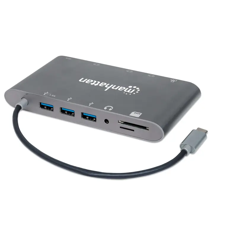 Station d&rsquo;Accueil 11 en 1 USB-C SuperSpeed Manhattan