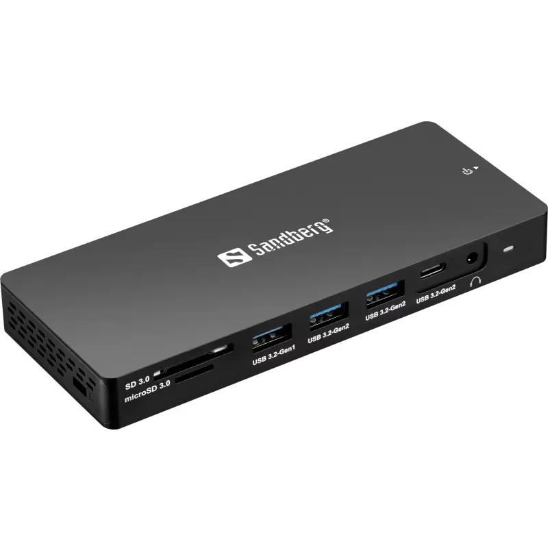 Station d&rsquo;accueil Pro SANDBERG USB-C (13 en 1)