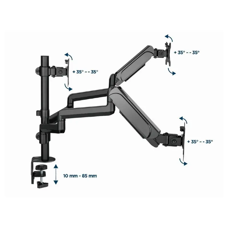 Support De Bureau GEMBIRD MA-DA3-01 / 17&Prime;-27&Prime;