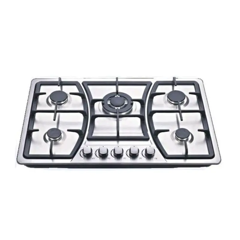 TABLE DE CUISSON AUXSTAR 5 FEUX / 70cm / INOX / AUX-800I-FT