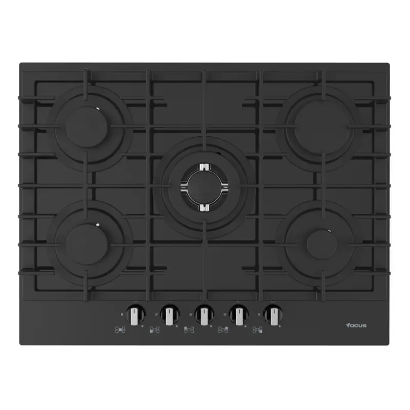 Table de cuisson Focus 5 Feux F 406B / 70 cm / Noir