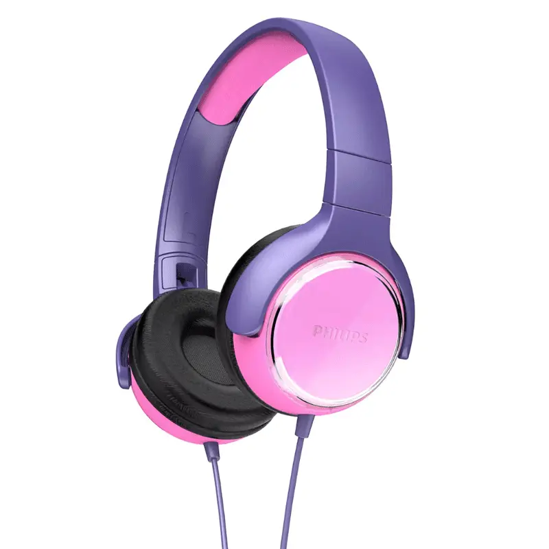 Casque Filaire Avec micro PHILIPS TAKH301PK-00 / Rose & Violet