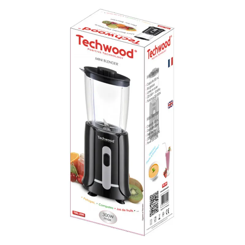 MINI Blender TECHWOOD 500ML / Noir