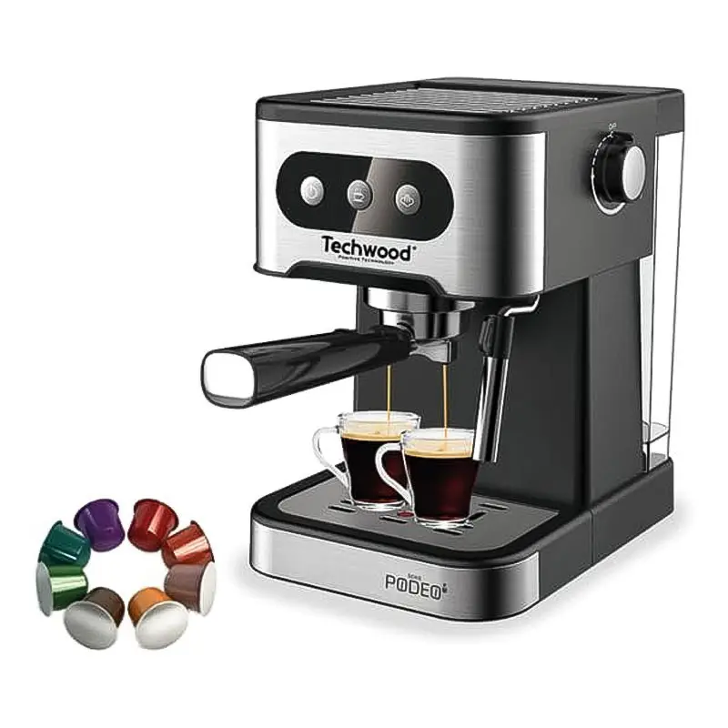 Machine Expresso TECHWOOD 1.5L / 1350W / Noir / TCA-156EXN