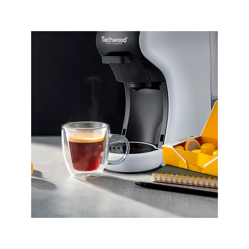 Machine à Café Expresso TECHWOOD 2en1 / NESPRESSO & DOLCE GUSTO