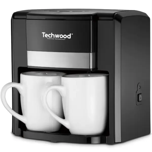 Cafetière 2 Tasses Duo TECHWOOD TCA-206 500 W / Noir