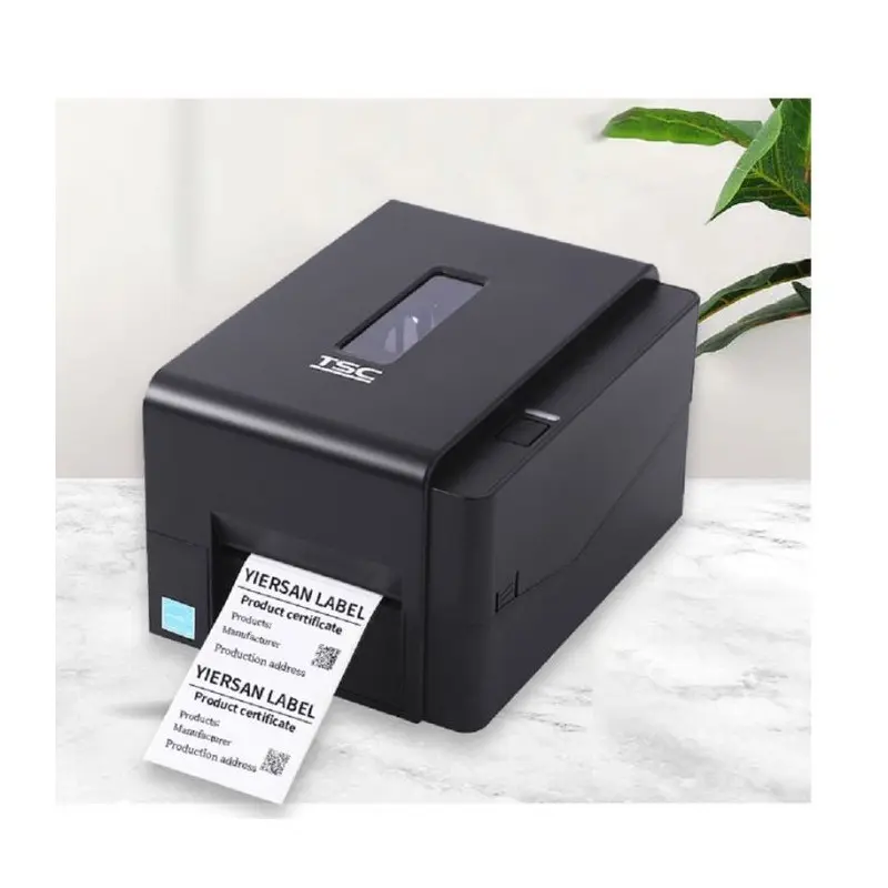 Imprimante d’étiquettes TSC à transfert thermique TE200 / Noir