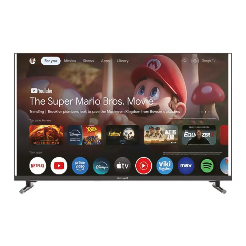 Téléviseur MAXWELL 43&Prime; QLED Full HD Smart Google TV avec RECEPTEUR INTEGRE / MAX-Q43MG60