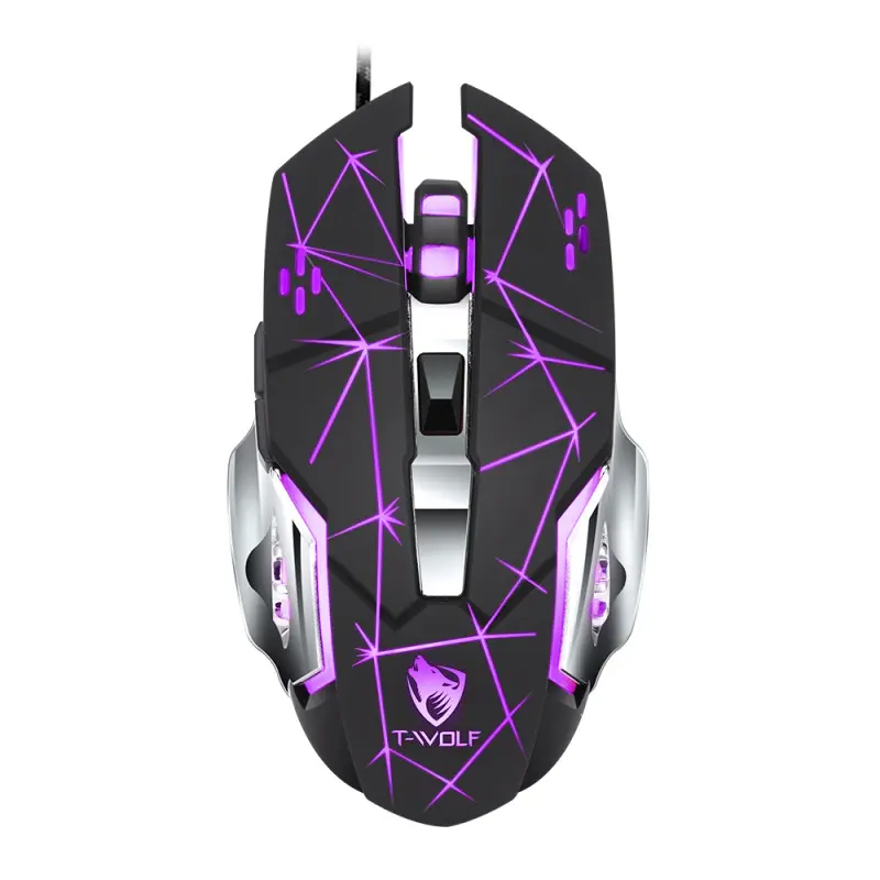 Ensemble MINI Clavier et Souris USB T-Wolf TF900 RGB