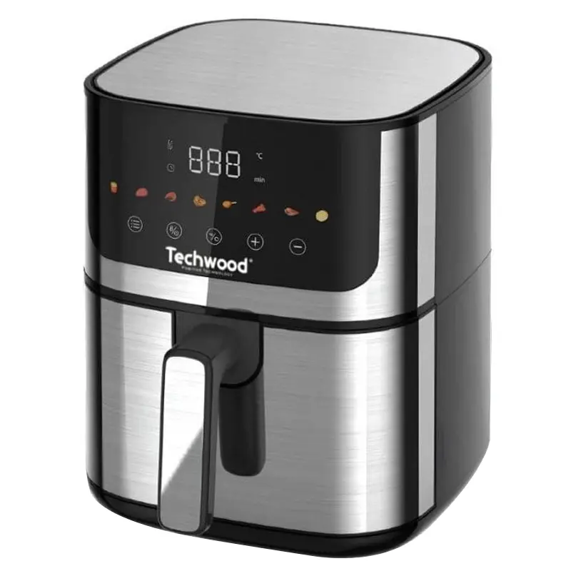 AirFryer TECHWOOD 5 Litres Noir et Silver (TFR-514SHD)