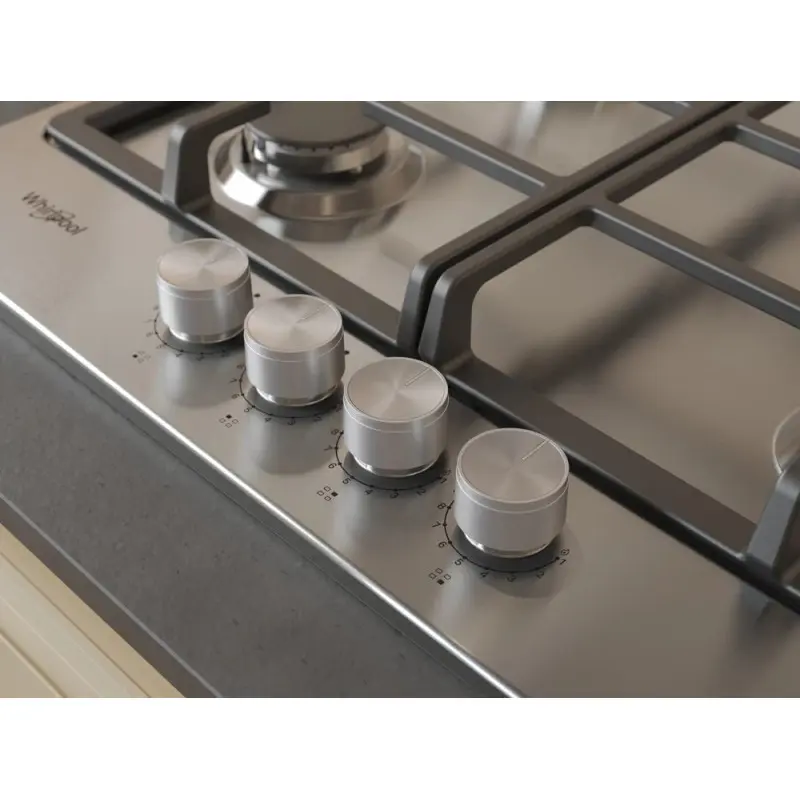 Table de Cuisson WHIRLPOOL 4 FEUX 60CM / INOX