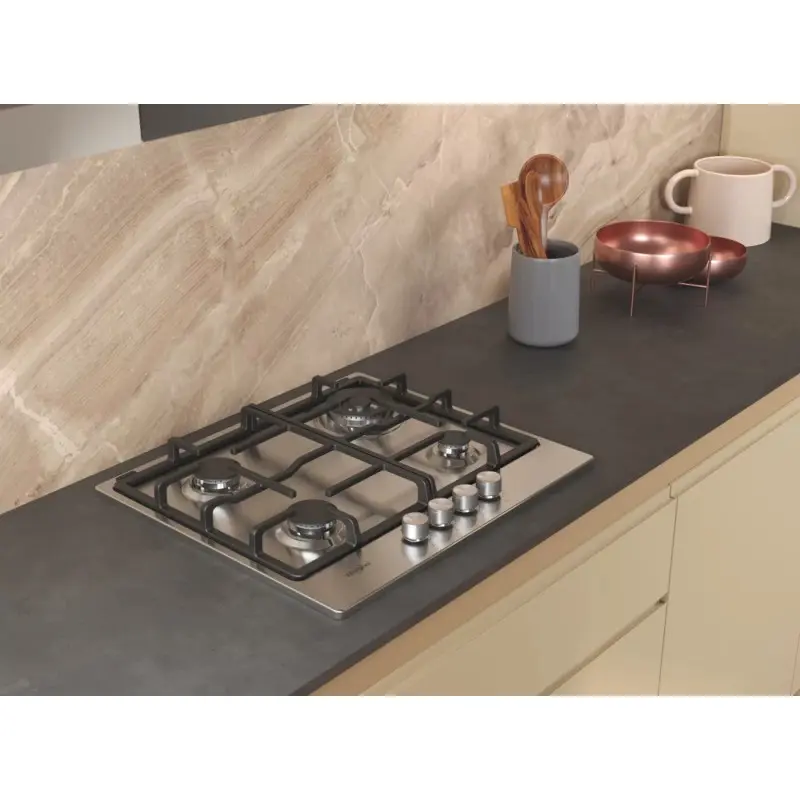 Table de Cuisson WHIRLPOOL 4 FEUX 60CM / INOX