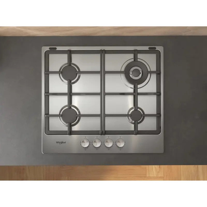 Table de Cuisson WHIRLPOOL 4 FEUX 60CM / INOX