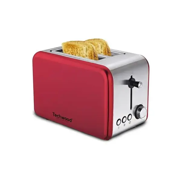 GRILLE PAIN TECHWOOD TGPI-705 / 850W / ROUGE & INOX